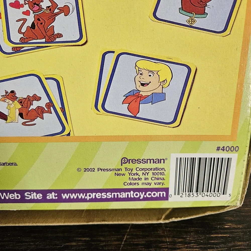 Vintage Scooby‎ Doo! Get That Dog Cartoon Network Matching Game 2002